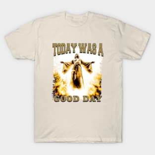 A Good Day - Easter Design - Unisex Multicolor Cotton T-Shirt T-Shirt